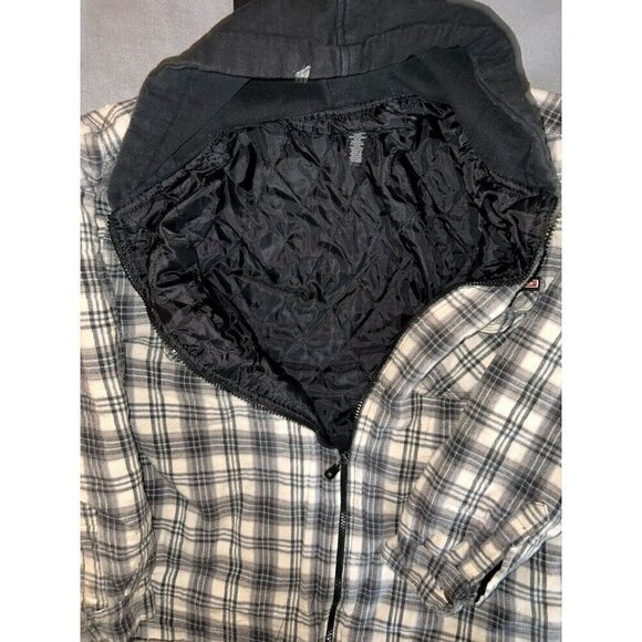 Craftsman Vintage Hood Zip-Up Coat Insulated,comfort - Picture 6 of 6